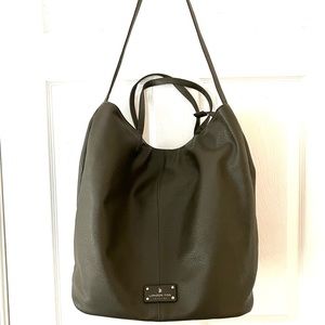 London Fog Lauren Large Tote Bag in Olive Green